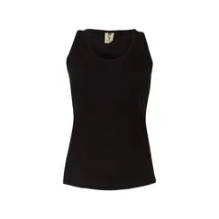 Top Alças Mulher 100% Algodão RingSpun 155g Preto Tam.M