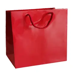 Saco 54x13x44cm Papel Couché 200g c/Asas Cordão Vermelho 1un