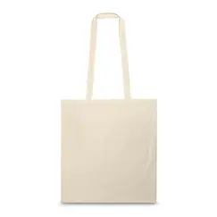 Saco de Compras 100% Algodão Alças Compridas 140g Cru