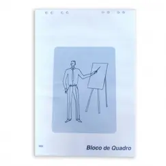 Bloco Papel Conferência 65x90cm 70g 50Fls