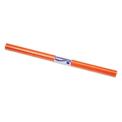 Papel Lustro Laranja 50x65cm Rolo 25Fls