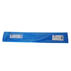 Papel Crepe Azul Metalizado 50x250cm Rolo