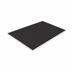 Placa K-Line 50x70cm 5mm Preto 40un