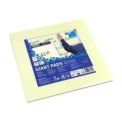 Bloco Notas Aderentes 300x300mm Amarelo 50Fls