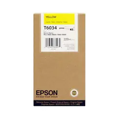 Tinteiro EPSON T6034 Amarelo 220ml - Stylus Pro 7880/9880