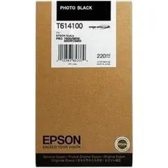 Tinteiro EPSON T6141 Preto Foto 220ml - Stylus Pro 4400/4450/4800/4880