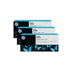 HP 771C original Ink cartridge B6Y37A photo black standard capacity 3 x 775ml 3-pack