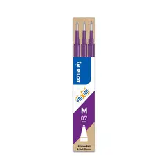 Recarga Gel Pilot Frixion Ball Clicker Violeta 0,7mm 3un