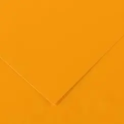 Cartolina 50x65cm Laranja Fluorescente 250g 25 Folhas Canson
