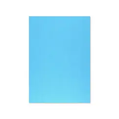 Cartolina 50x65cm Azul Turquesa 5O 250g 1 Folha