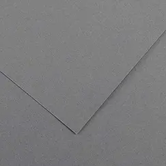 Cartolina A3 Cinzento Chumbo Escuro Canson 185g 50 Folhas
