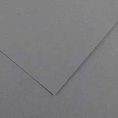 Cartolina 50x65cm Cinzento Chumbo Escuro 185g 1 Folha Canson