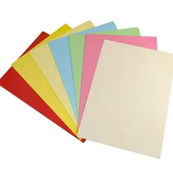 Cartolina A4 Cores Suaves Sortidas 250g 100 Folhas