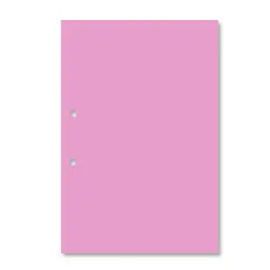 Cartolina A4 com Furos Rosa 7A 250g 1 Folha