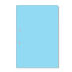 Cartolina A4 com Furos Azul 5A 250g 1 Folha