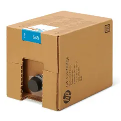 HP 638 10L Cyan Stitch Ink Cartridge