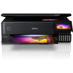 EPSON EcoTank ET-8550 MFP colour inkjet refillable A3 16ppm Print USB LAN Wi-Fi Black