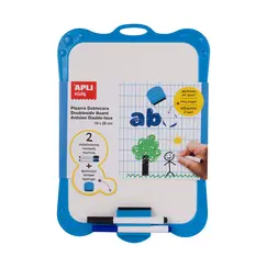 Quadro Branco Dupla-Face Apli 180x280mm 1un