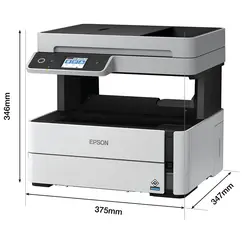 EPSON EcoTank ET-M3180 MFP Mono inkjet A4 20ppm Print 250sheets USB LAN