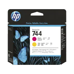 HP 744 original Printhead F9J87A Magenta & Yellow