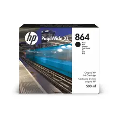 HP 864M 500ml Black PageWide XL Ink Crtg