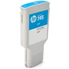 HP 745 original Ink cartridge F9K03A Cyan 300 ml