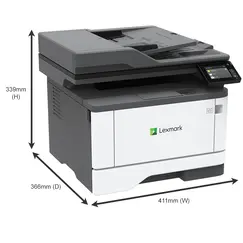 LEXMARK MX331adn MFP Mono laser 215.9x355.6mm A4 38ppm Copy 38ppm Print 350sheets USB LAN