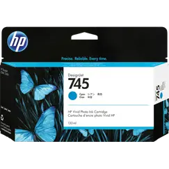 HP 745 original Ink cartridge F9J97A Cyan 130 ml