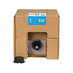 HP 636 3-liter Cyan Dye Sublimation Ink Cartridge