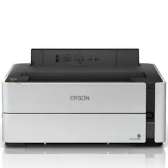 EPSON EcoTank ET-M1180 Printer Mono B/W Duplex ink-jet refillable A4 1200x2400dpi 20ppm capacity 250 sheets USB 2.0 LAN Wi-Fi
