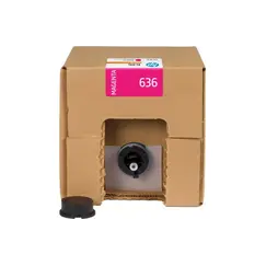 HP 636 3-liter Magenta Dye Sublimation Ink Cartridge