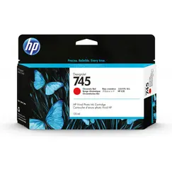 HP 745 original Ink cartridge F9K00A Chromatic Red 130 ml