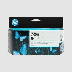 HP 738 130-ml Black DesignJet Ink Cartridge