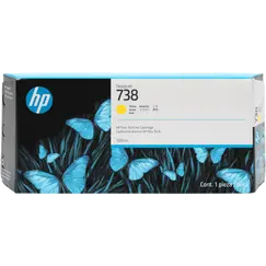 HP 738 300-ml Yellow DesignJet Ink Cartridge