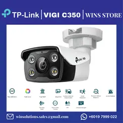 TP-LINK VIGI C350 2.8MM 5MP Full-Color Bullet Network Camera 5MP 2.8mm Fixed Lens 1/2.7inch Progressive Scan CMOS