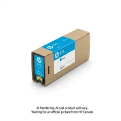 HP 776 1L Cyan Ink Cartridge