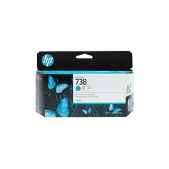 HP 738 130-ml Cyan DesignJet Ink Cartridge