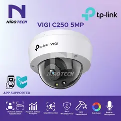 VIGI 5MP Full-Color Dome Network Camera Fixed Lens 2.8mm - VIGIC250(2.8mm)