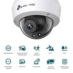 VIGI 3MP Mini IR Dome Network Camera Fixed Lens 2.8mm - VIGIC230IMini(2.8mm)