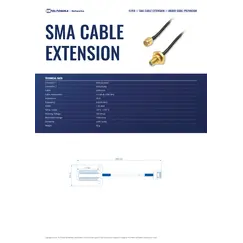 TELTONIKA NETWORKS SMA 0-6000 MHz 5m Cable Extension