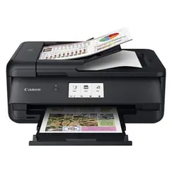 CANON PIXMA TS9550A MFP colour inkjet A4 A3 15ipm Print 200sheets USB LAN Wi-Fi Black