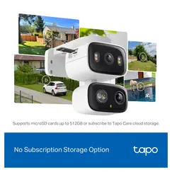 TP-LINK Indoor/Outdoor Dual Lens Pan/Tilt Security Camera