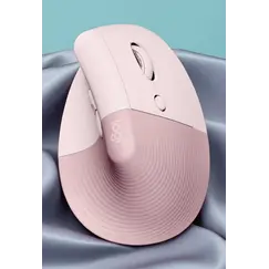 Logitech Lift Vertical Ergonomic Mouse - Rato vertical - ergonómico - óptico - 6 botões - sem fios - Bluetooth, 2.4 GHz - recetor USB Logitech Logi Bo