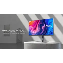ASUS ProArt PA32UCX-PK - Monitor LED - 32" - 3840 x 2160 4K @ 65 Hz - IPS - 1200 cd/m² - 1000:1 - HDR10 - 5 ms - 3xHDMI, DisplayPort, Thunderbolt 3