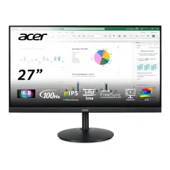 Acer Vero CB272 Gbmiprx - CB2 Series - monitor LCD - 27" - 1920 x 1080 Full HD (1080p) - IPS - 1 ms - HDMI, VGA, DisplayPort - altifalantes - preto