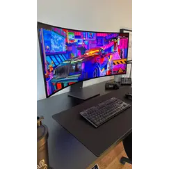 LG UltraGear 39GX90SA-W - Monitor OLED - gaming - curvo - 39" - 3440 x 1440 UWQHD @ 240 Hz - 1300 cd/m² - 1500000:1 - DisplayHDR 400 True Black - 0.03