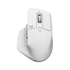 Logitech Master Series MX Master 3S for Mac - Rato - ergonómico - óptico - 7 botões - sem fios - 2.4 GHz, Bluetooth - cinza pálido - para Apple MacBoo
