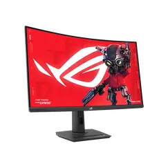 ASUS ROG Strix XG27AQV - Monitor LED - gaming - curvo - 27" - 2560 x 1440 WQHD @ 165 Hz - Fast IPS - 400 cd/m² - 1000:1 - DisplayHDR 400 - 1 ms - 2xHD