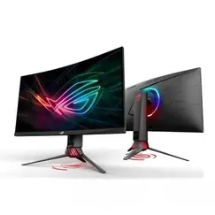 ASUS ROG Strix XG32VC - Monitor LED - gaming - curvo - 32" - 2560 x 1440 WQHD - VA - 400 cd/m² - 3000:1 - DisplayHDR 400 - 1 ms - HDMI, DisplayPort, U