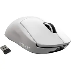 Logitech G PRO X SUPERLIGHT 2 SE - Rato - gaming - óptico - 5 botões - sem fios - 2.4 GHz - recetor USB Logitech LIGHTSPEED - branco